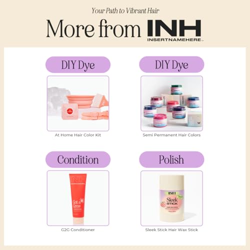 INH Fire Opal Semi-Permanent Hair Color - Color Depositing Conditioner 6oz