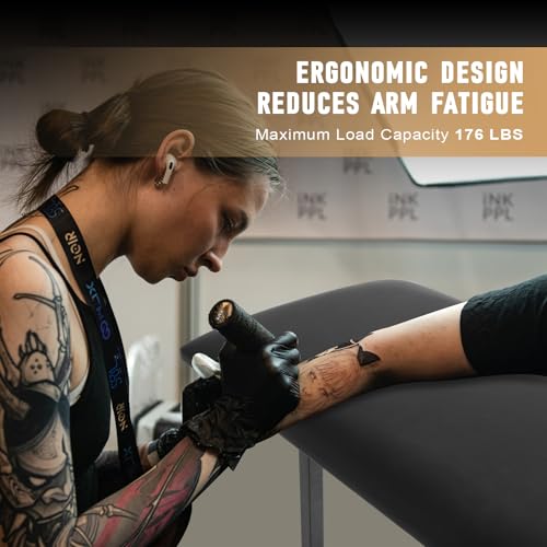 Tattoo Arm Rest£¬Large Tattoo Armrest£¬Height & Tilt Adjustable Tattoo Arm Rest Stand£¬Thickened Soft Sponge Lining£¬Suitable for Arm Rest of Professional Tattoo Artist£¬Tattoo Studios