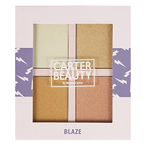 Carter Beauty Blaze Highlighter Palette | Shimmer & Matte