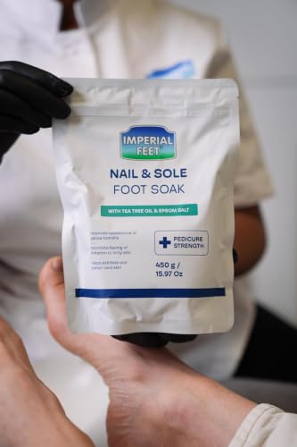 Imperial Feet Epsom & Tea Tree Oil Foot Soak - Callus & Odor Care, 16oz