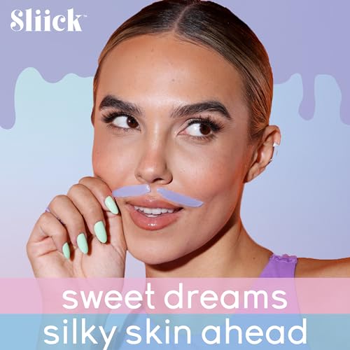 Sliick Hard Wax Beads for Hair Removal, Dream Clouds - DIY At-Home Wax Beads for Face, Body & Sensitive Skin, No-Strip Formula, 16 oz