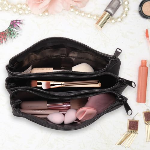 8Pcs Sublimation Blank Canvas Makeup Bags,Sublimation Makeup Bag Bulk DIY Heat Transfer Canvas Pen Case Pencil Cosmetic Makeup Bags Sublimation Bags with Zipper for Makeup Bag Travel Toiletry Pouch