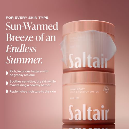 Saltair Multi-Lipid Body Butter - 24-Hour Hydrating Cream 10oz