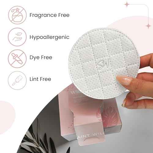 UPDATED Willopad Refills for Willowash Acrylic Nail Remover - 16 Count - Round - Willopads