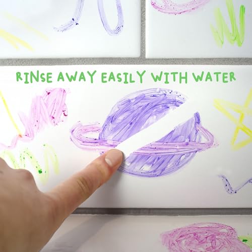 Mr. Bubble 6-Color Washable Bath Paint Sticks for Kids
