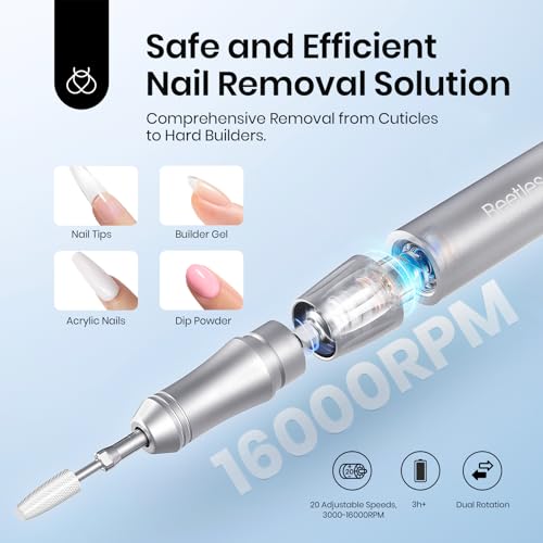 Beetles Cordless Nail Drill Kit - 35 Speed Efile for Acrylic & Gel Nails