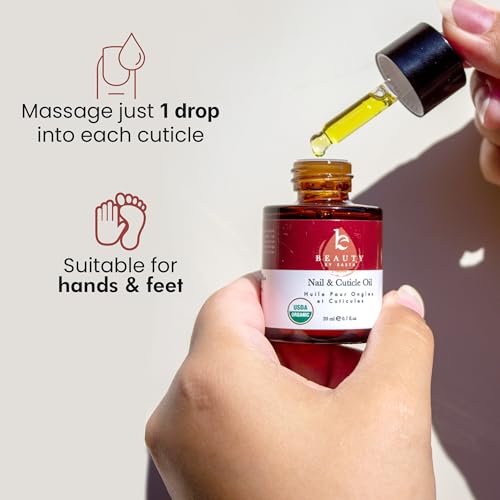 Organic Nail and Cuticle Oil for Growth & Strength - Beauty by Earth