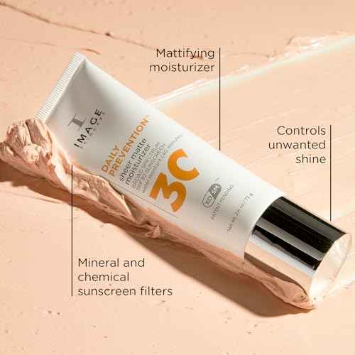 IMAGE Skincare DAILY PREVENTION Sheer Matte Moisturizer, SPF 30 Broad Spectrum Sunscreen for Shine Control
