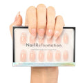 Petal Lace Press On Nails - Short Almond French Tip, 32 Pc