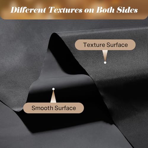 87"x51" Massage Table Sheets, Waterproof PVC Massage Table Cover, Reusable Wax Mat Pad Oilproof Lash Bed Cover, Massage Bed Cover Waxing Mat for Beauty Salon, SPA, Lash Extension, Tattoo (Black 2pcs)