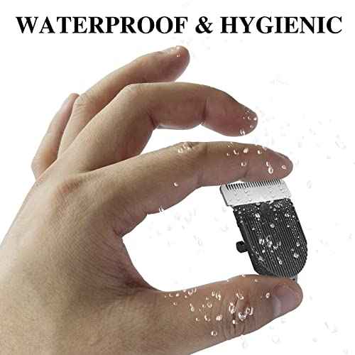 Replacement Blade for OLOV Electric Groin Hair Trimmer, Hygienic Snap-in Replaceable Ceramic Blade Heads, Black