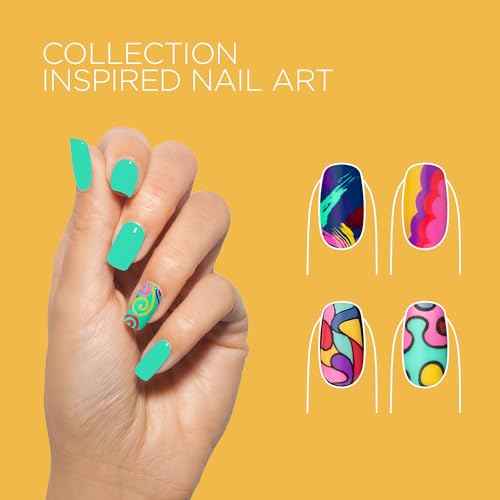 Gelish Summer Let's Roll Collection - TPO-Free Long-Lasting Soak Off Gel Nail Polish, Vibrant Color, High Shine, Chip-Resistant Formula, Professional Quality