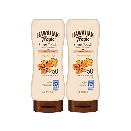 Hawaiian Tropic Sheer Touch Ultra Radiance SPF 50 Twin Pack & SPF 70 Sunscreen Lotion Bundle | Hawaiian Tropic Sunscreen