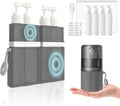 SelfTek 4-in-1 Travel Dispenser Bottle Set - 55ml Leak-Proof Containers