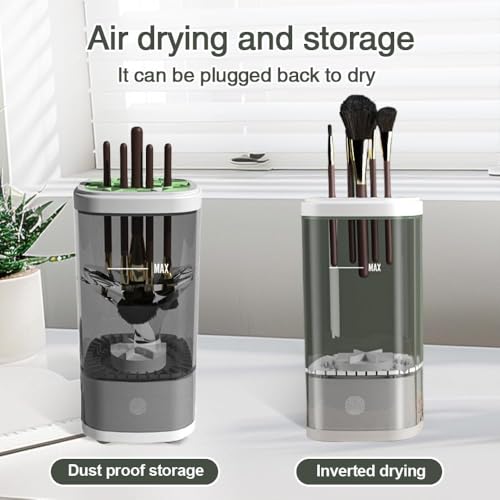 Automatic Makeup Brush Cleaner Machine - Fast Cleaning & Drying