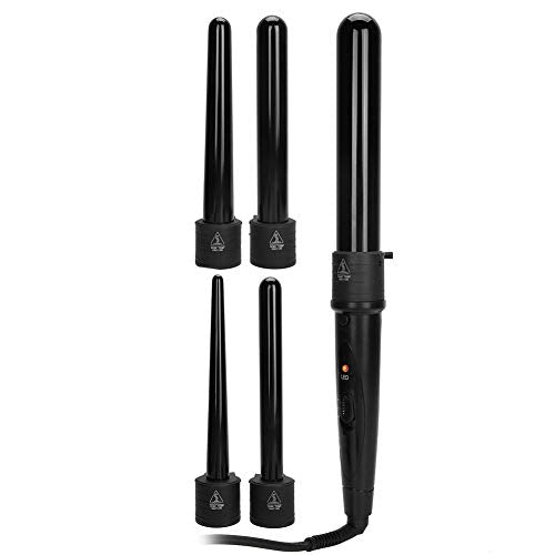 Yosoo 5-in-1 Curling Iron Set with Interchangeable Ceramic Barrels