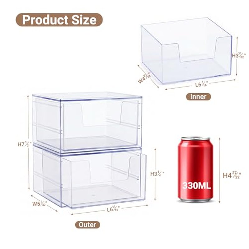 Clear Acrylic Face Towel Dispenser with U-Shaped Opening | HOMETUK