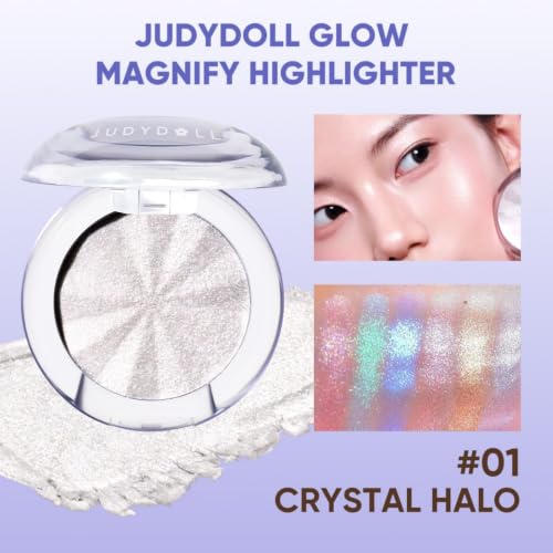 JUDYDOLL Glow Magnify 4-in-1 Highlighter & Contour Palette