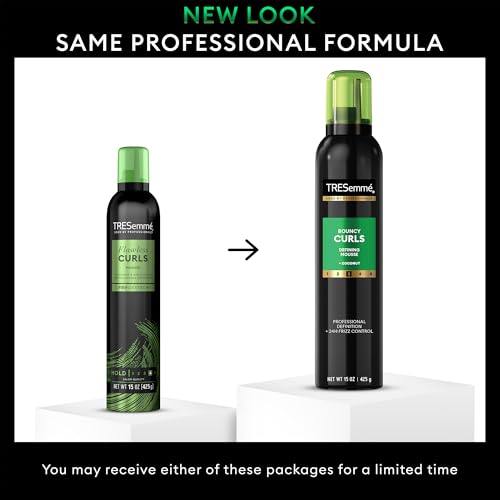 TRESemmé Bouncy Curls Hair Mousse Set - 2-Pack 15oz & 2oz Travel Size