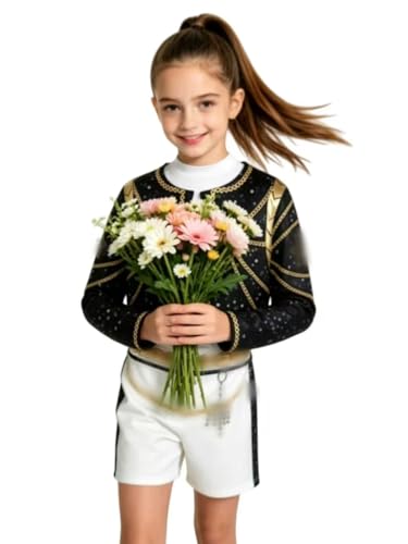 Girls Halloween & Costume Party Dress Up Costume for Kids 5-6 Years - Black Stage Cosplay Dress