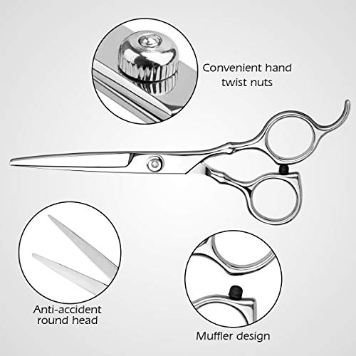 Professional Hair Cutting Scissors Kit - Straight & Thinning Shears