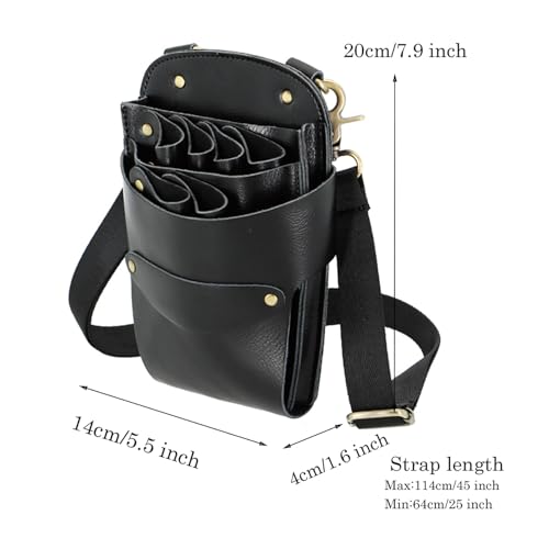 Professional Barber Scissor Holster Bag with Waist Belt