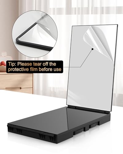 360 Viewing Angle Hair Cutting Mirror with LED Lights