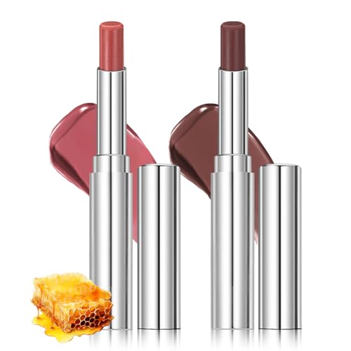 Honey Noir Lipstick Set - Moisturizing Lip Color, 2 Shades