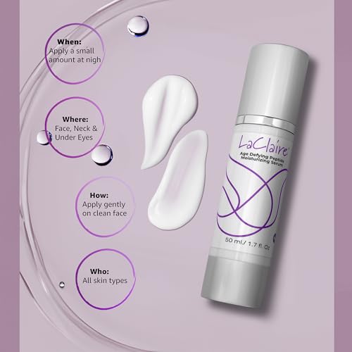 Age-Defying Peptide Moisturizing Serum ? Retinol Night Treatment with Vitamin C & Aloe Vera ? Wrinkle-Reducing & Hydrating, 1.7 oz