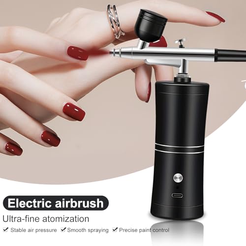 Jadeshay Portable Airbrush Kit with Rechargeable Compressor