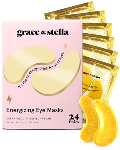 Grace & Stella Vegan Under Eye Mask for Dark Circles | 24 Pairs
