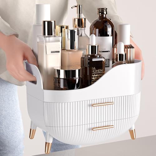 Makeup Organizer with Drawers - Cosmetic Storage Box for Vanity