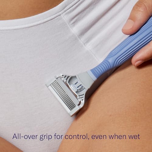 Flamingo Pubic Women's Pubic Razor Refill Cartridges, 8 Women's Razors for Shaving Bikini Line