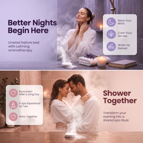 Body Restore Aromatherapy Shower Steamers Eucalyptus & Mint - 15 Pack, Stress Relief, Relaxation, Travel Essentials