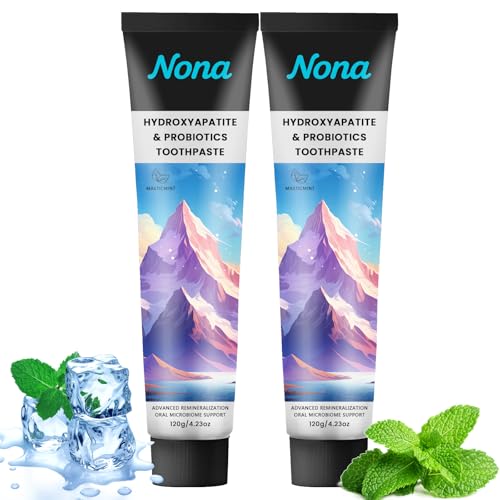 GFG Nano Hydroxyapatite Toothpaste 2pcs - Natural Fluoride-Free Remineralizing & Sensitive Care