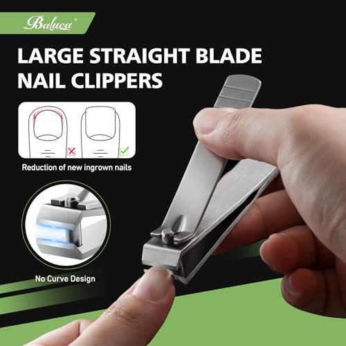 Heavy Duty Nail Clippers for Thick Toenails - Stainless Steel Trimmers