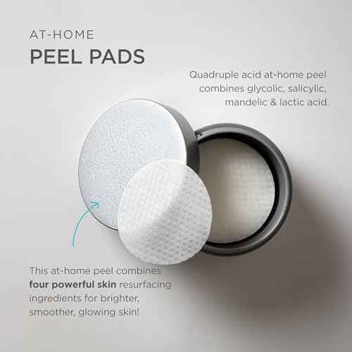 Jan Marini Skin Research Marini Multi-Acid Exfoliating Pads - At-Home Skin Health Peel - Exfoliating Skincare Solution with Glycolic, Salicylic, Mandelic & Lactic Acid - 30 Pads