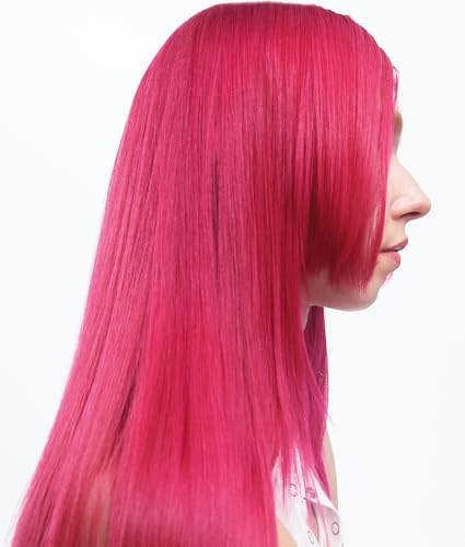 Bleach London Vivid Pink Permanent Hair Dye Kit – Long-Lasting Colour, Shine, vegan sea silk
