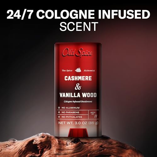Old Spice Aluminum Free Deodorant, Cashmere Vanilla Wood