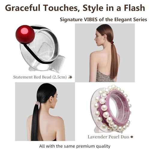 Curated 31pc Fancy Hair Ties for Women & Teens - Decorative Scrunchies, Pretty Ponytail Holders, Boutique Gift Box Set