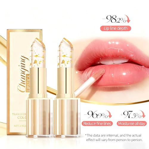 2PCS Color Changing Lipstick for Mature Lips - Hydrating Lip Stick for Women