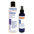 Dermasolve Medicated Dandruff & Psoriasis Shampoo + Leave-In Conditioner Spray Set