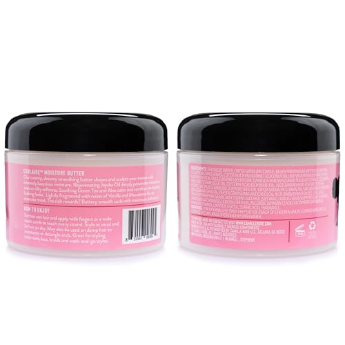 Camille Rose Curlaide Moisture Butter ? Curly Hair Cream with Green Tea & Jojoba, Detangler, 8 Fl Oz