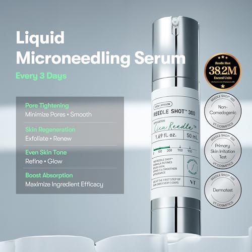 VT COSMETICS CICA Reedle Shot 300 + PDRN Capsule Cream 100 Bundle | Microneedling Serum & Hydrating PDRN