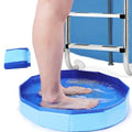 Portable Foldable Pool Foot Bath for Clean Feet - 19 Inch
