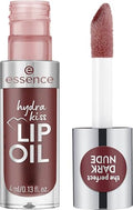 Essence Hydra Kiss Lip Oil Tinted Glossy Finish 08 Mocha Glow - Hydrating & Nourishing Lip Treatment
