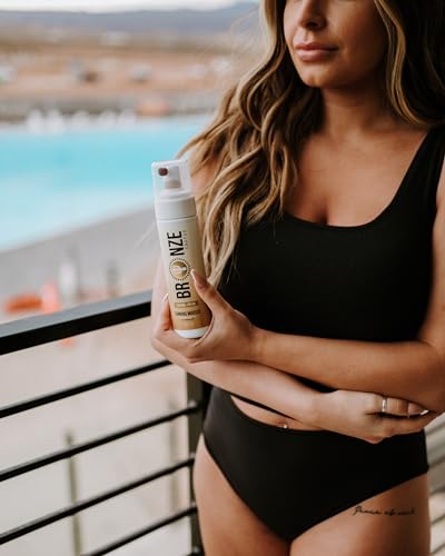 Bronze Cactus Caramel Cream Tanning Mousse | Easy Application & Instant Gratification | Dries Immediately Without Leaving You Sticky | Non-Scented, Streak Free