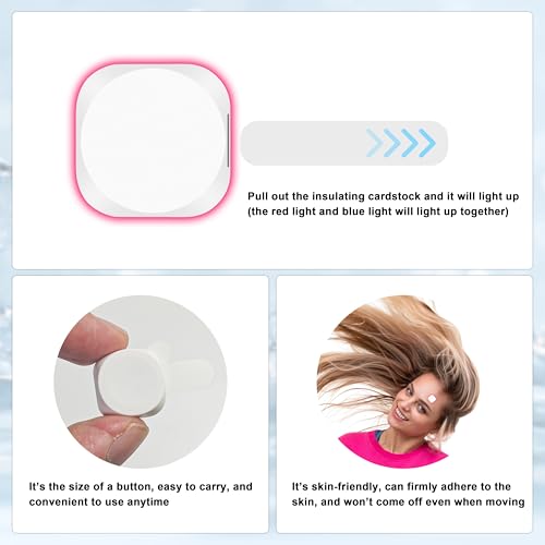 Red Light Therapy Acne Patches 6-Pack Reusable