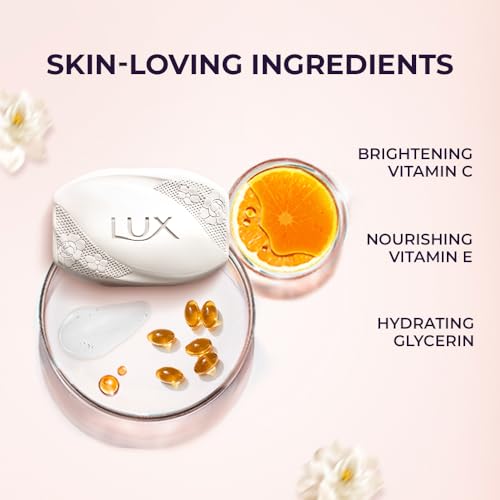 WAUSTOMAY Lux Jasmine & Vitamin E Beauty Soap for Glowing Skin Mega Pack 3x150 g