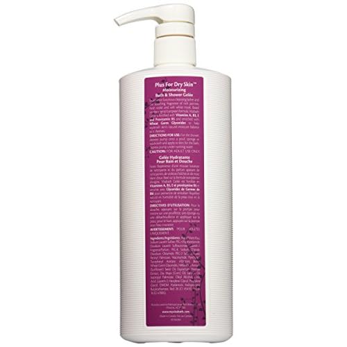 Vitabath Moisturizing Bath & Shower Gelee, Plus For Dry Skin, 32-Ounces